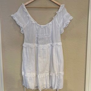 Arnhem white eyelet dress